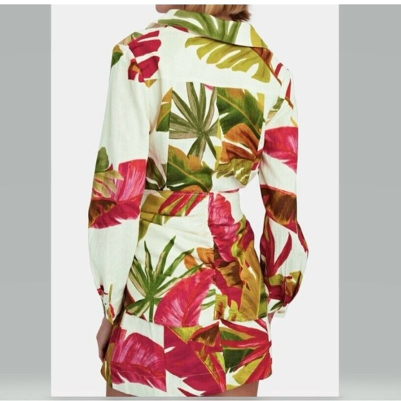 FARM Rio Spring Forest Mini Dress Medium - Picture 4 of 14